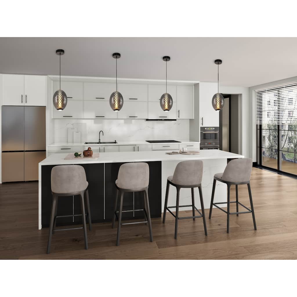 Artcraft Celeste Integrated LED Pendant 10" - Gunmetal Finish