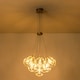 preview thumbnail 22 of 29, 13/ 19-Light Modern Glam Large Sputnik Cluster Glass Globe Bubble Chandelier with Swirled Glass Bubble Globe (Bulb Not Included)