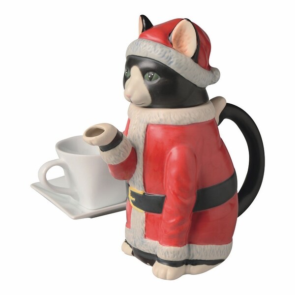Christmas Cat Teapot