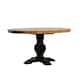 Option Oak Top with Antique Black Base