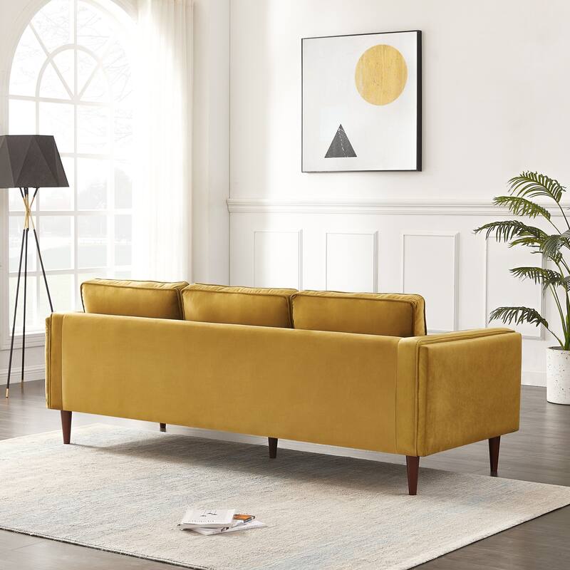 Lavinia Mid Century Modern Style Sofa Couch for Living Room - 33" x 88" x 34"