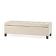 preview thumbnail 13 of 100, Mission Tufted Fabric Storage Ottoman Bench by Christopher Knight Home - 50.50"L x 18.75"W x 16.00"H