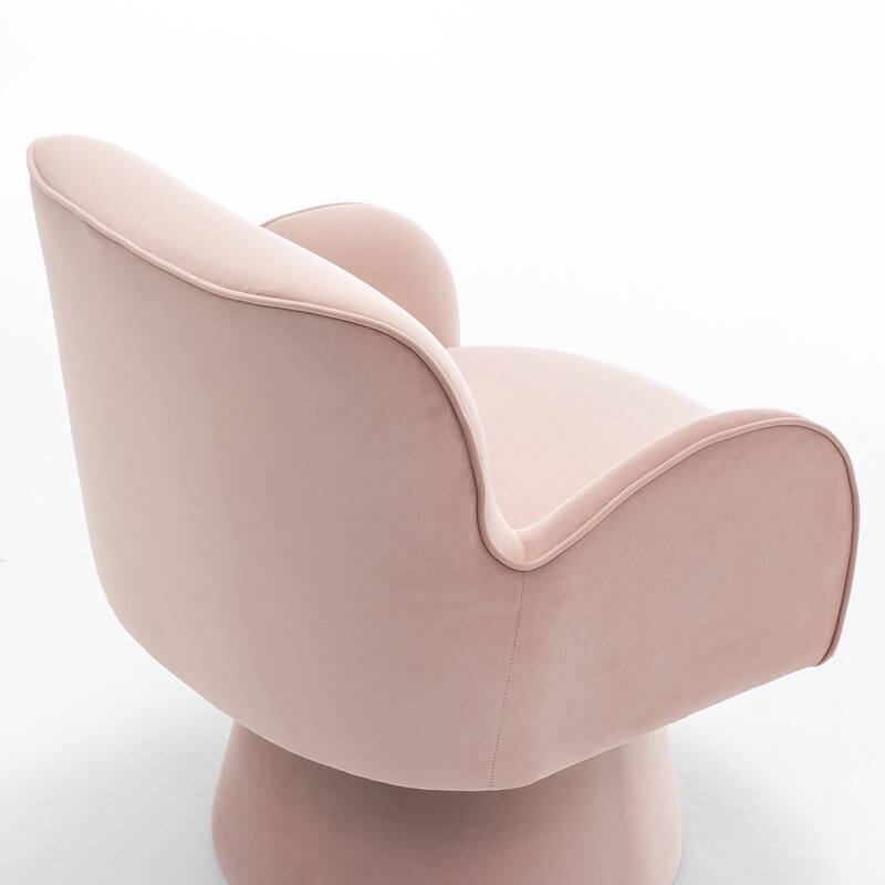 SEYNAR Modern Glam Velvet 360 Degree Swivel Armchair