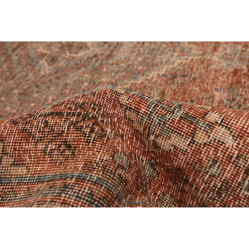 ECARPETGALLERY Hand-knotted Antalya Vintage Copper Wool Rug - 7'0 x 10'1