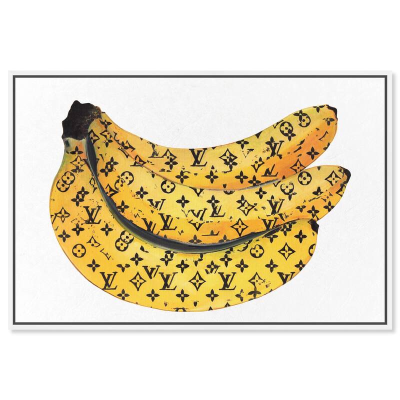 Fashion Bananas Canvas by Art Remedy - White - 45" x 30"