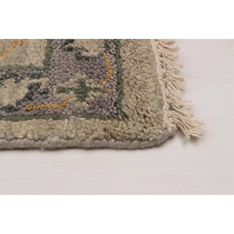 ECARPETGALLERY Hand-knotted Jules Serapi Grey Wool Rug - 8'11 x 11'10