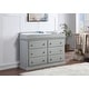 preview thumbnail 11 of 13, Suite Bebe Universal 6 Drawer Double Dresser