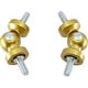 preview thumbnail 37 of 40, MERIVILLE Hinged Elbow Connector - Designed for Bay Window Curtain Rods or Corner Drapery Rods up to 1-inch Diameter Gold - For 5/8" rod