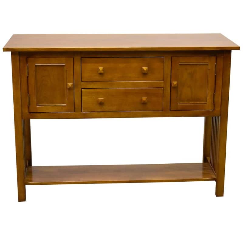 Mission 2 Door, 2 Drawer Console Table - 52"