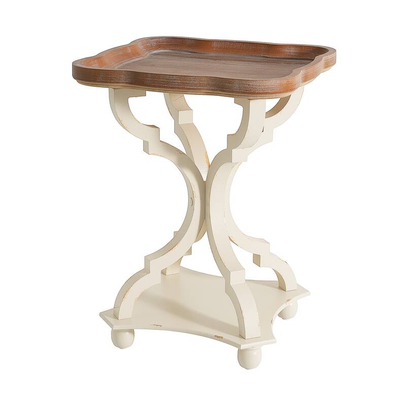 Bevier French Country Accent Table with Square Top by Christopher Knight Home
