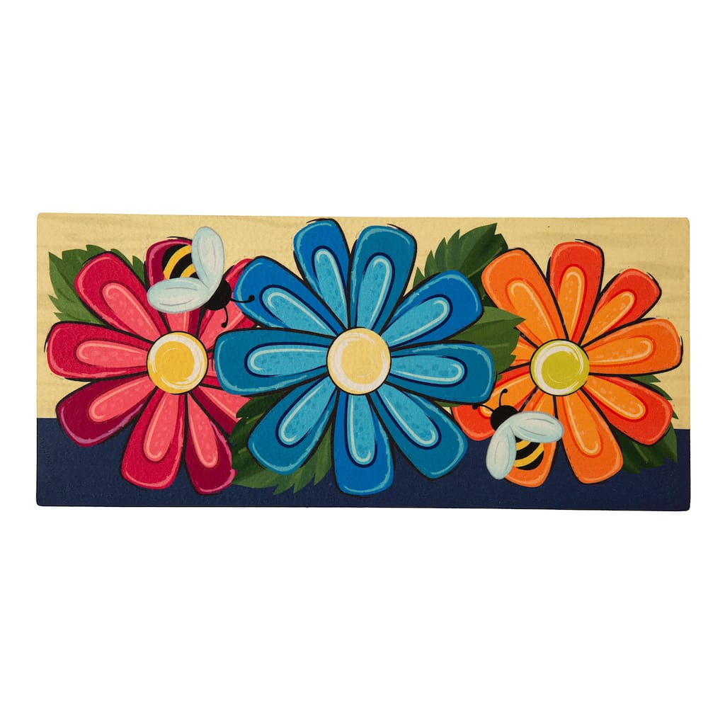 22 in. x 10 in. Spring Floral Sassafras Switch Mat