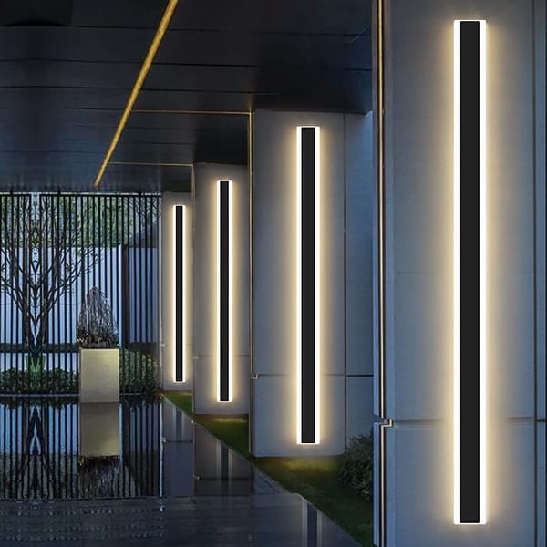 Outdoor Linear Integrated LED Hardwired Wall Sconce Light Fixture On Sale Bed Bath Beyond 37429537