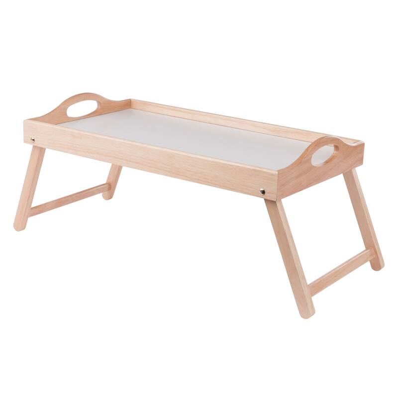 Alani Breakfast Tray Natural and White Finish