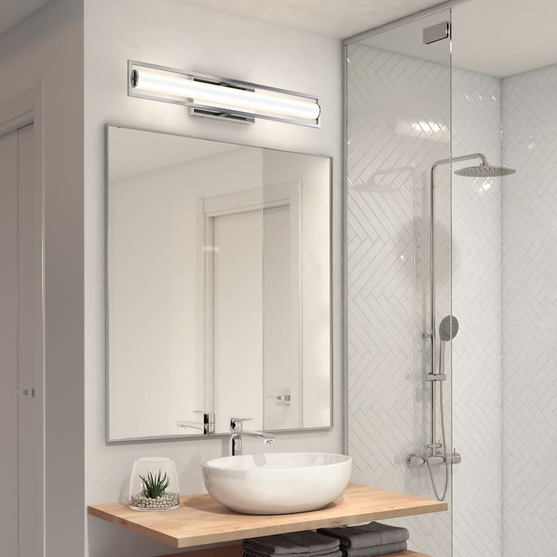 Artika Rialto Modern Vanity Light, Chrome