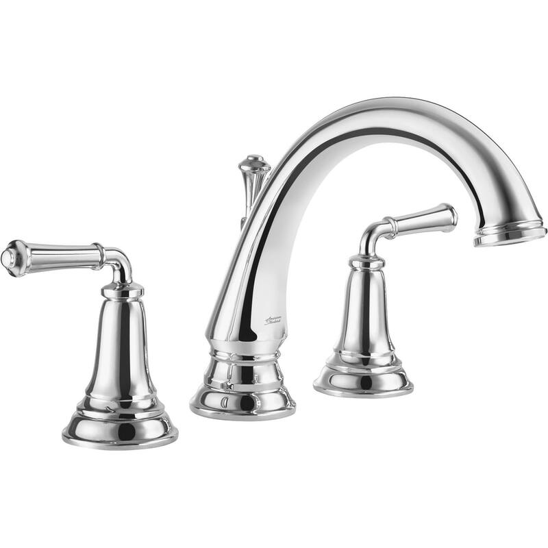 American Standard Delancey Deck Mounted Roman Tub Filler with Built-In - Polished Chrome