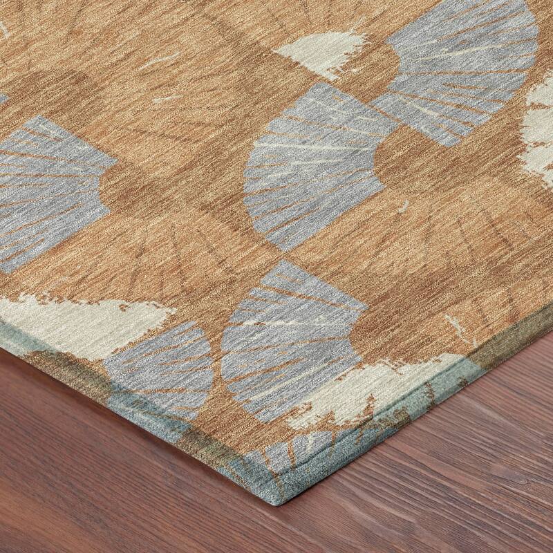 Machine Washable Indoor/ Outdoor Modern Jay Chantille Rug