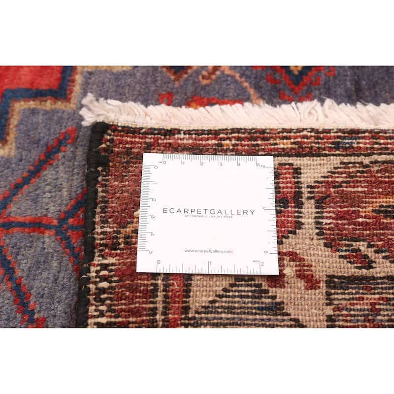 ECARPETGALLERY Hand-knotted Anadol Red Wool Rug - 3'7 x 9'11