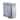 Gray metal2 compartments 2 compartments garbage and recycling bins 60L