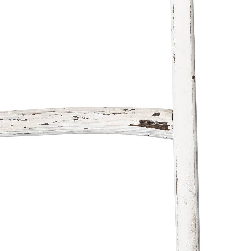 Sagebrook Home Rustic 6ft Tall Blanket Ladder, Decorative Freestanding Ladder For Storage - 19" x 2" x 76"