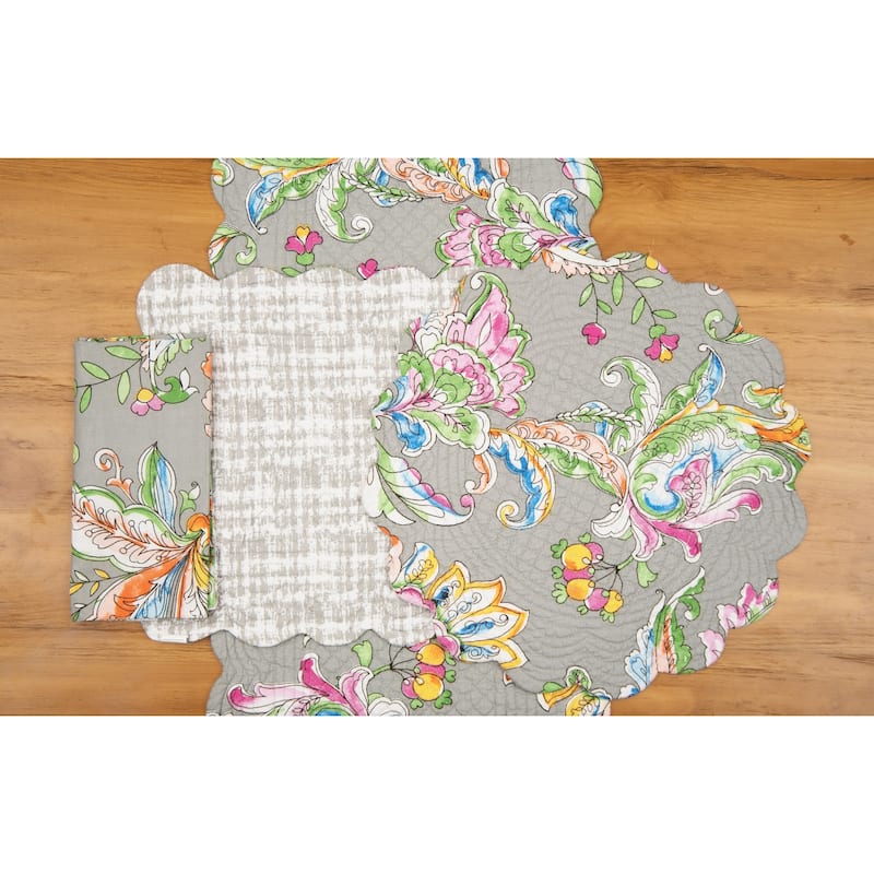 Frey Reversible Colorful Paisley Napkin Set of 6 - Set of 6