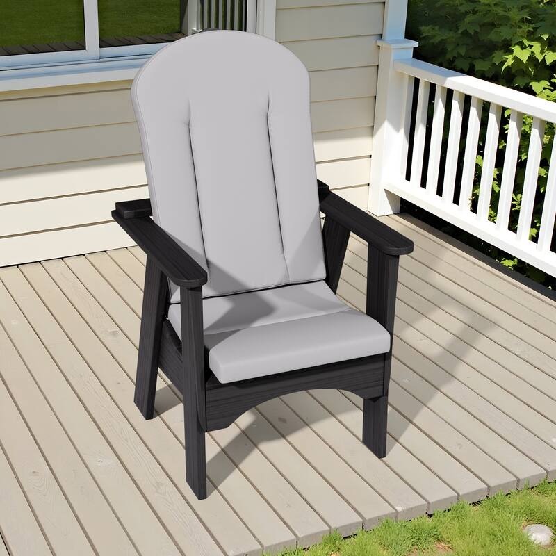 Pellebant Outdoor Adirondack Chairs Cushion High Back - Light Grey - Set of 1
