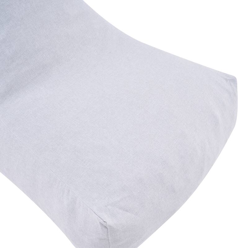 Christopher Knight Home - Lila Outdoor Patio Ergonomic Upholstered Bean Bag Chair with Shredded Foam Filled & Removable Cover