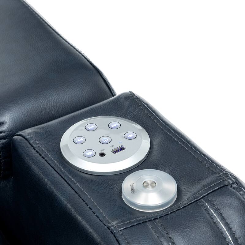 Home Theater Power Recliner, PU Leather, with BT Speaker, USB