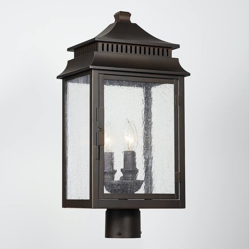 Sutter Creek 3-light Oiled Bronze Outdoor Post Lantern