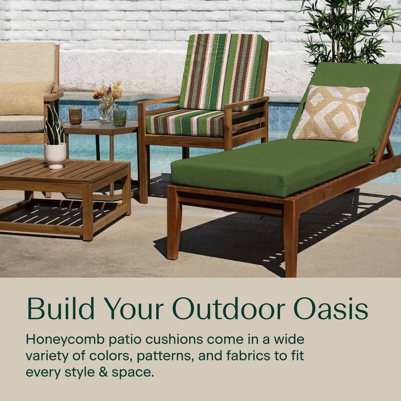 Outdoor Highback Dining Chair Cushion