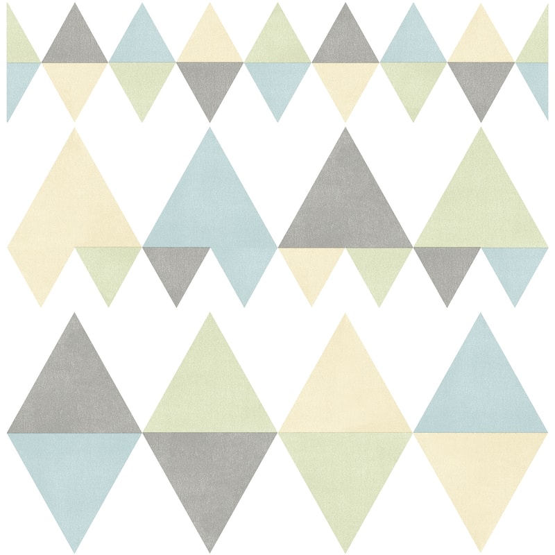 A-Street Prints Trilogy Multicolor Geometric Wallpaper