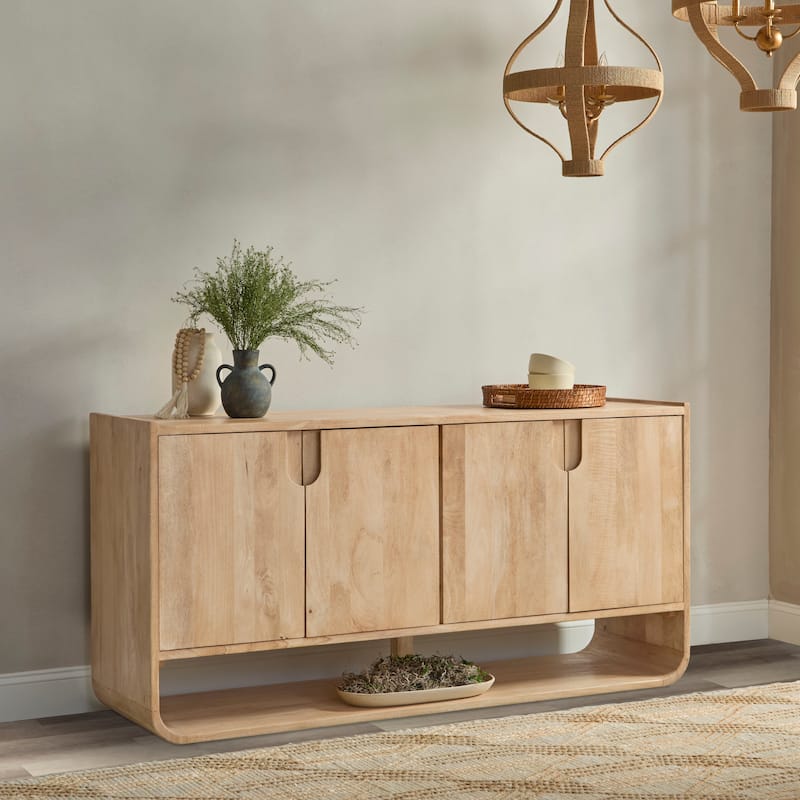 Classic Home Laguna Mango Wood Sideboard Buffet