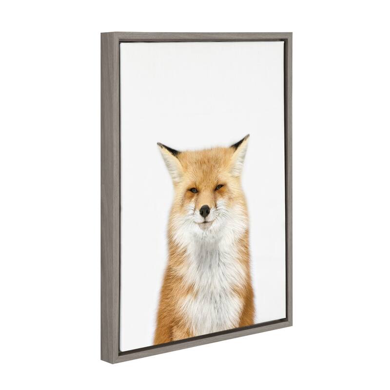 Sylvie Studio Animal Print Framed Canvas Wall Art by Amy Peterson