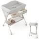 preview thumbnail 1 of 20, Babyjoy Portable Baby Diaper Changing Table with Storage Water Basin - See Details Grey
