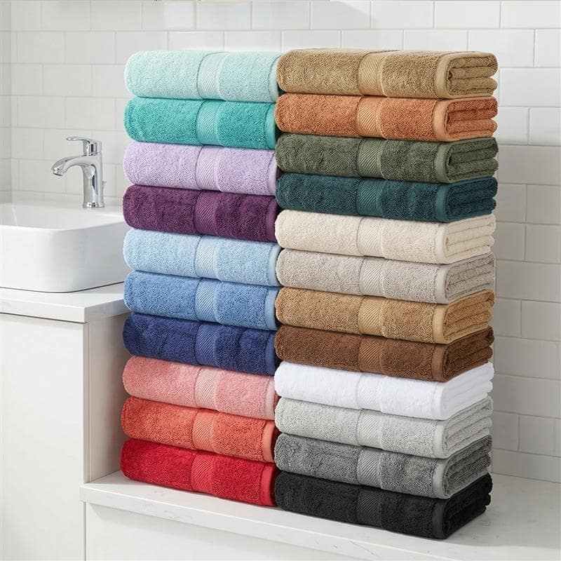 Superior Egyptian Cotton Pile Heavyweight Bath Towel Set of 4