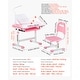 preview thumbnail 42 of 40, UIMOSO Kids Study Chair and Desk Set, Study Desk and Chair for Kids, Adjustable Height Kids Study Desk with Chair