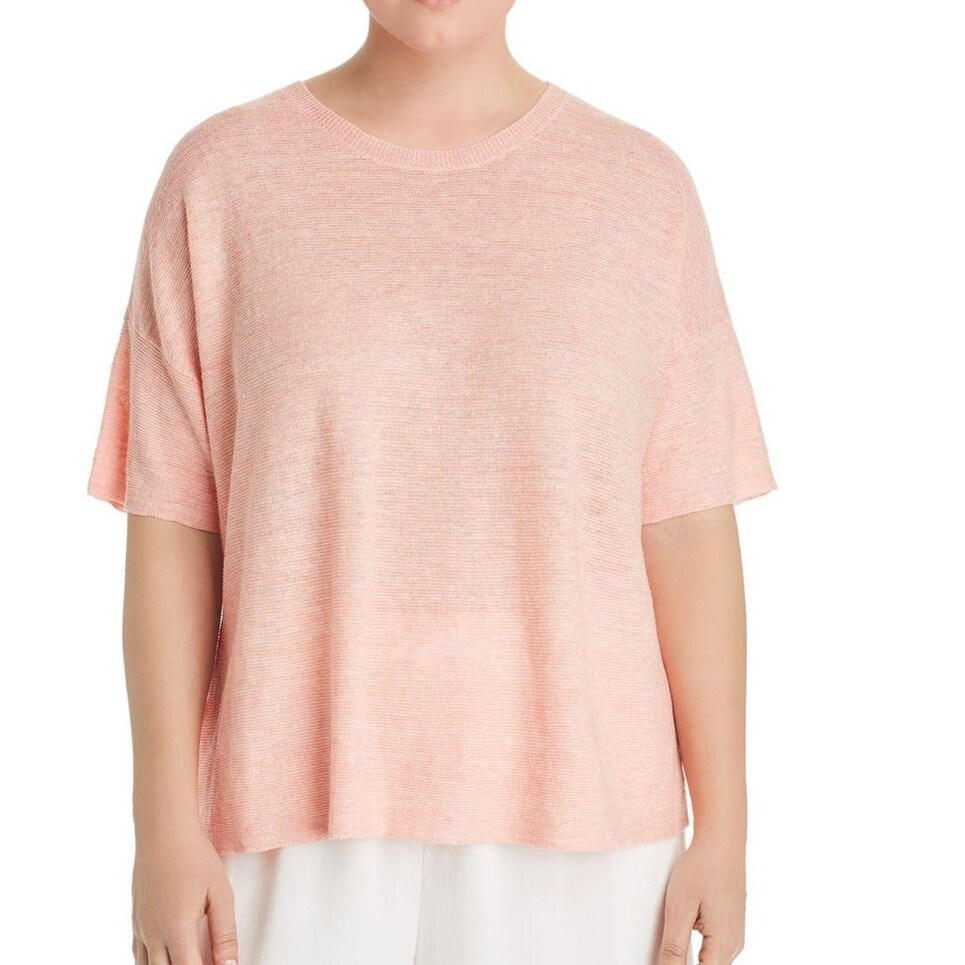 eileen fisher pink sweater