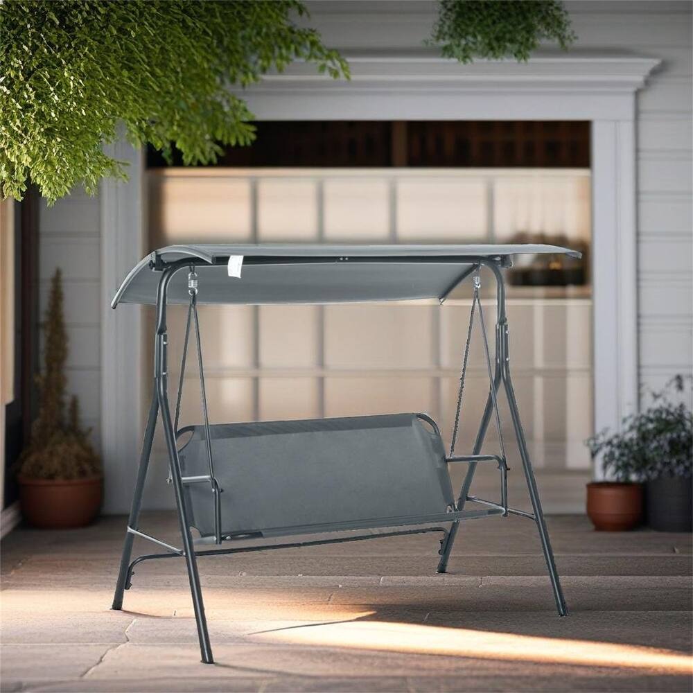 3-Person Porch Swing with Stand