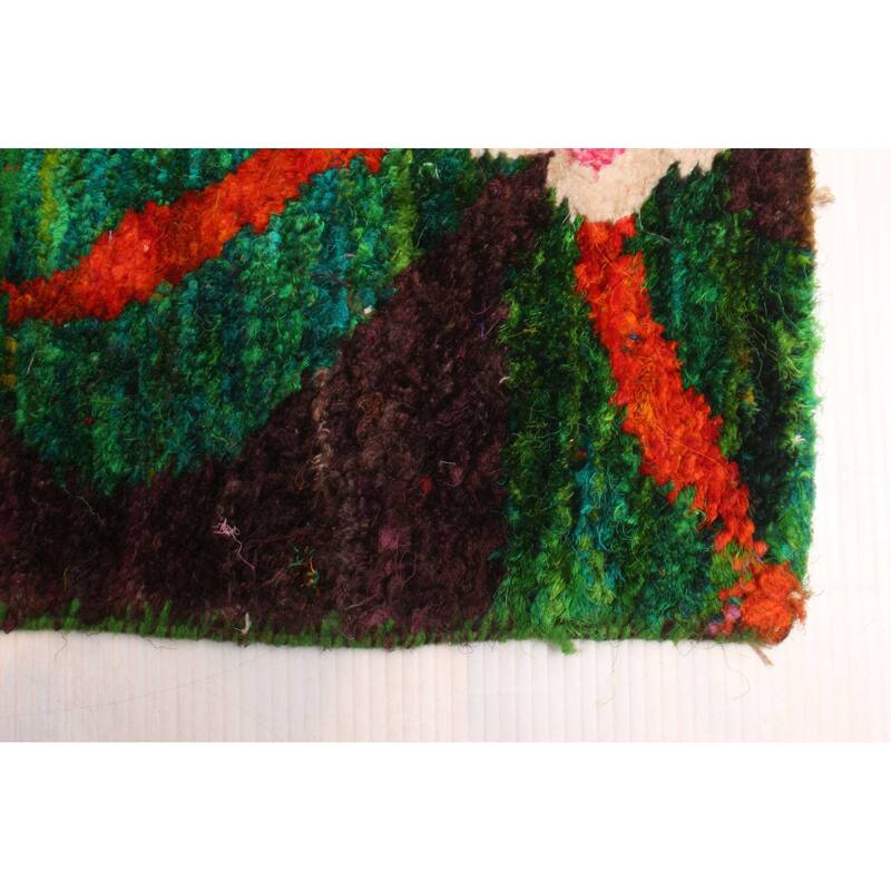 ECARPETGALLERY Hand-knotted Opulence Dark Brown Silk Rug - 4'10 x 6'8