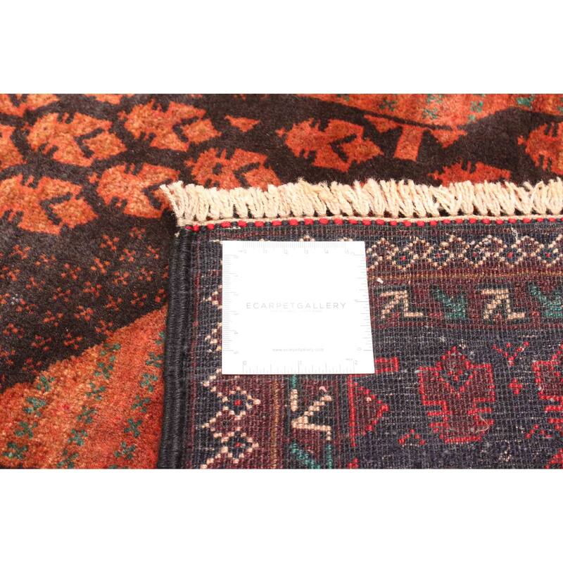 ECARPETGALLERY Hand-knotted Teimani Copper Wool Rug - 3'1 x 5'11