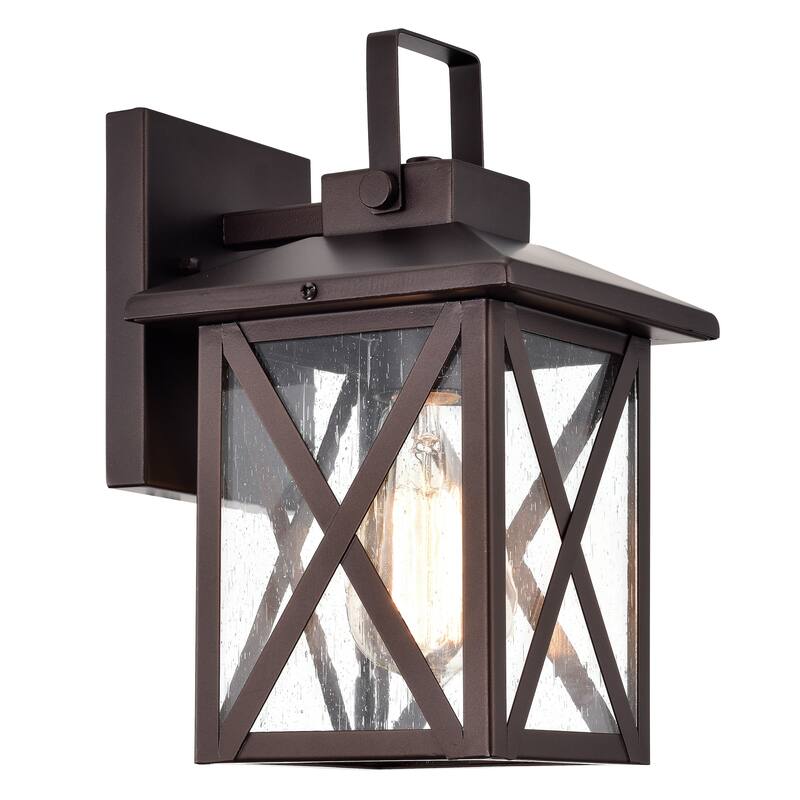 1-light Outdoor Wall Lantern - Oil Rubbed Bronze