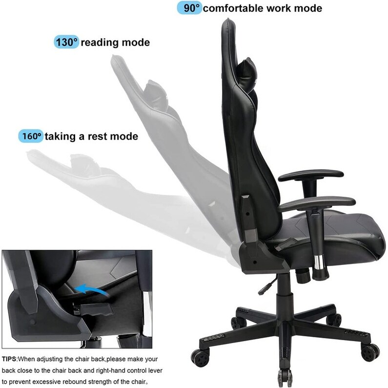 Comfortable Gaming Chair Headrest/Lumbar/Pillow | GTRACING