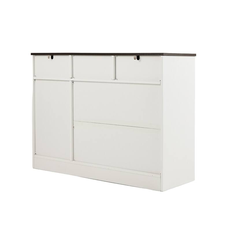 Traditional 3 Drawer Sideboard Storage Cabinet