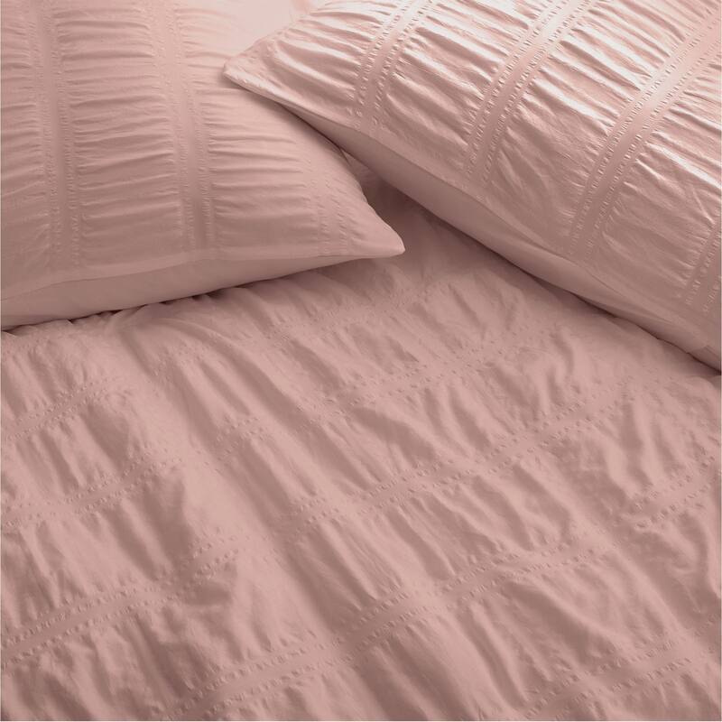 All Season Bubble Ruched Down Alternative Comforter Set