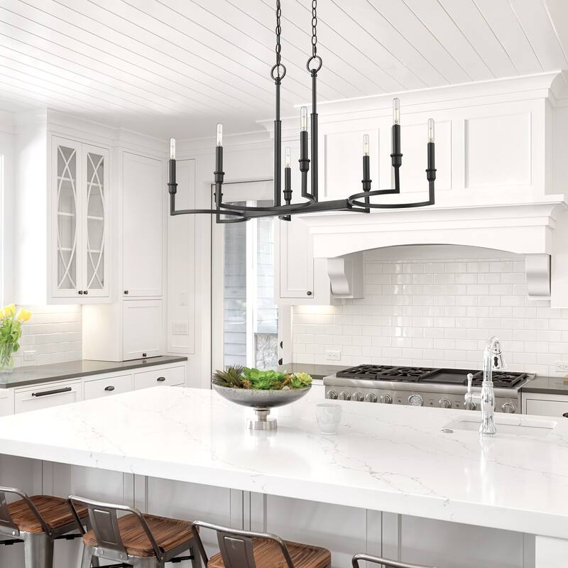 Ellyn Linear Pendant - Matte Black