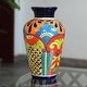 preview thumbnail 2 of 4, Handmade Floral Display Ceramic Vase (Mexico)
