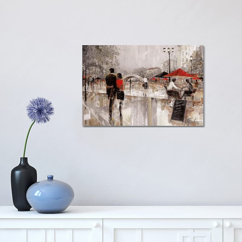 iCanvas "Riverwalk Charm II" by Ruane Manning Canvas Print - 12x18x1.5