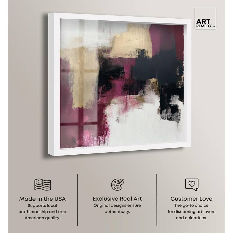 Golden Dusk I Shadowbox by Art Remedy