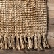 preview thumbnail 3 of 46, Brooklyn Rug Co Delilah Solid Chunky Jute Tassel Area Rug