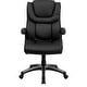 preview thumbnail 14 of 16, High Back LeatherSoft Executive Swivel Chair with Double Layered Headrest