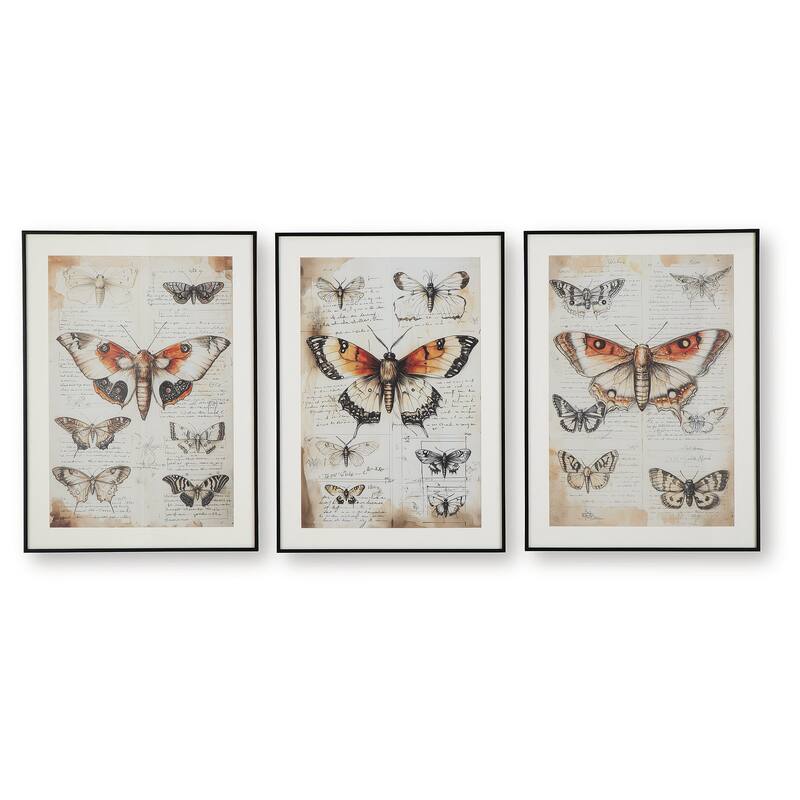 Signature Design by Ashley Jossletts Brown/Beige Wall Art (Set of 3)